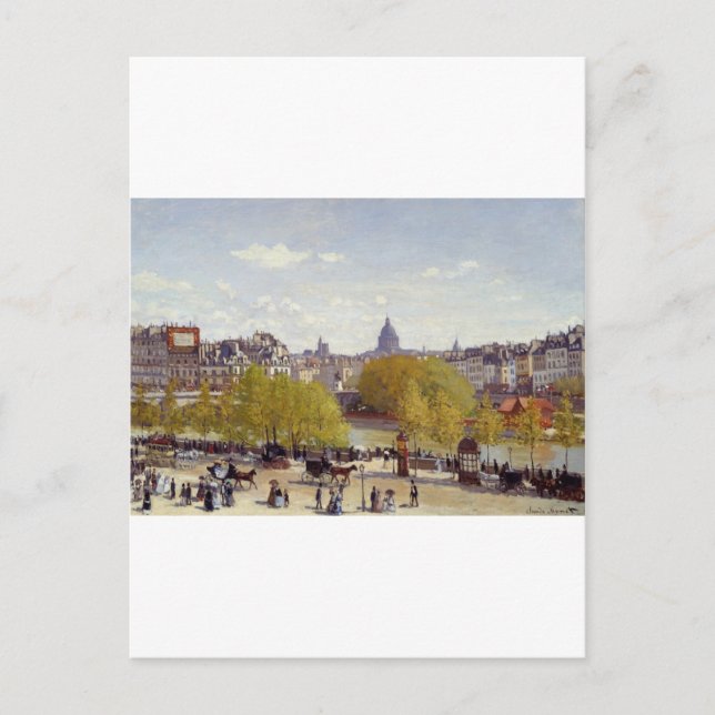 Quai du Louvre (1867) Postkarte (Vorderseite)