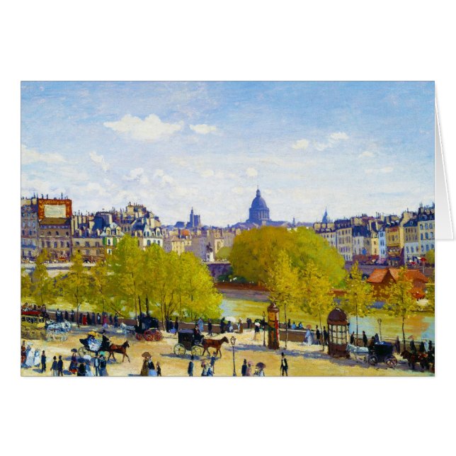 Quai du Louvre Claude Monet (Vorderseite (Horizontal))
