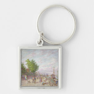 Quai du Point DU Jour, Boulogne Billancourt, 1897 Schlüsselanhänger
