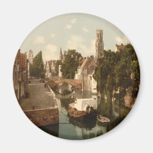 Quai Vert, Brügge, Belgien Magnet