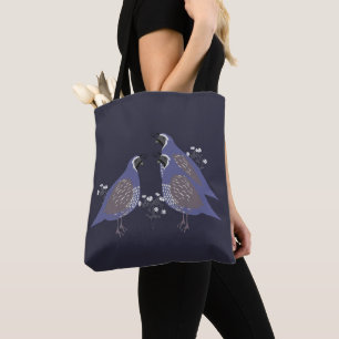 Quail Allover Tote Bag Tasche