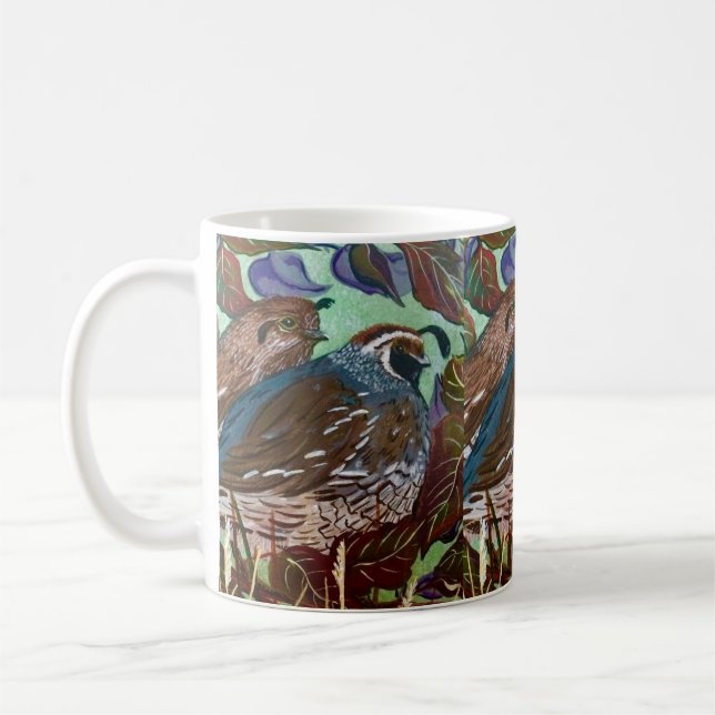 Quail Couple Cup Kaffeetasse (Links)