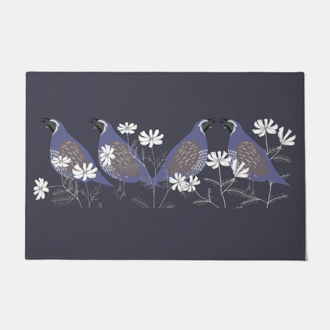 Quail Doormat Fußmatte (Vorderseite)