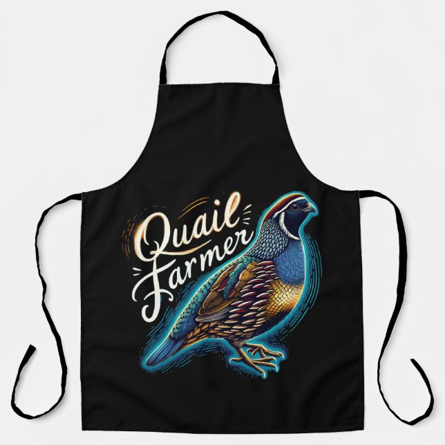 Quail Farmer Schürze (Vorderseite)