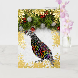 Quail Frohe Weihnachten und glückliches Neues Jahr