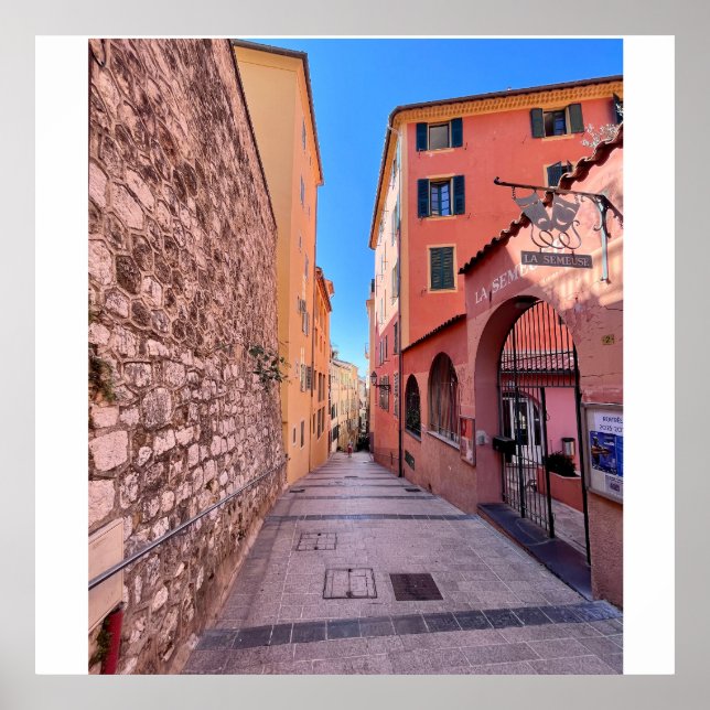 Quaint French alleys Poster (Vorne)