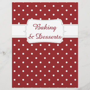 Quaint Maroon Dot Muster Rezept Division