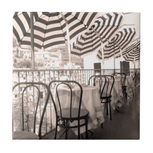 Quaint Restaurant Balkon, Italien Fliese (Vorderseite)