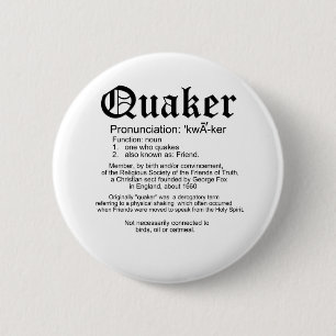 Quäker-Definition Button