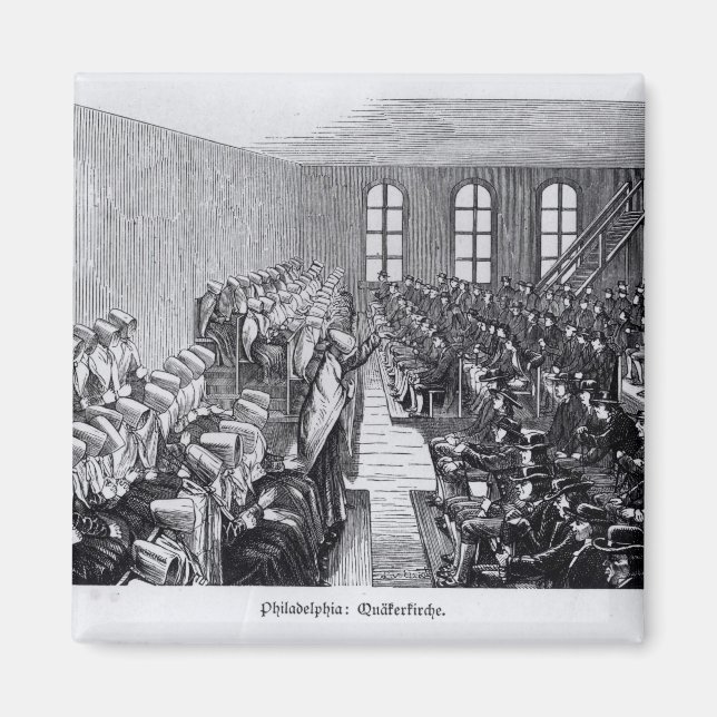 Quaker Meeting, Philadelphia Magnet (Vorne)