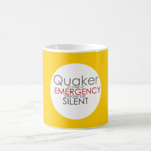 Quäker-Notfall Kaffeetasse