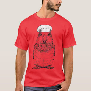 Quaker Parrot Cook Koch Funny Cooking Bird T-Shirt
