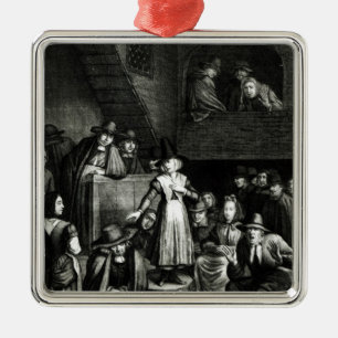 Quäker-Sitzung, 1699 Ornament Aus Metall
