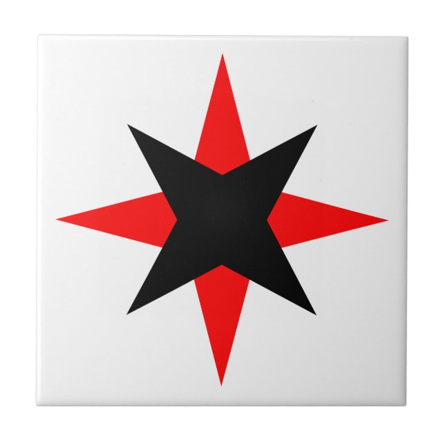 Quaker Star Fliese (Vorderseite)