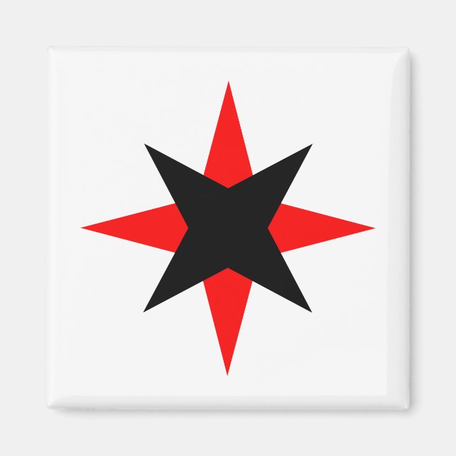 Quaker Star Magnet (Vorne)