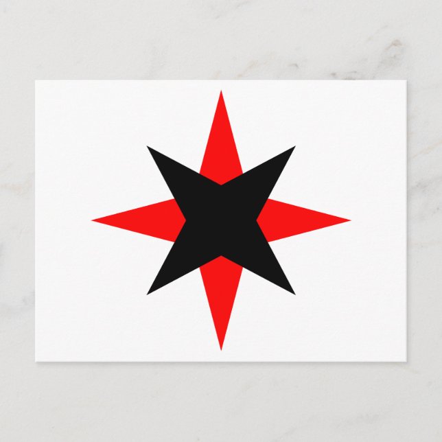 Quaker Star Postkarte (Vorderseite)