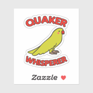 Quaker Whisperer Parrot Aufkleber