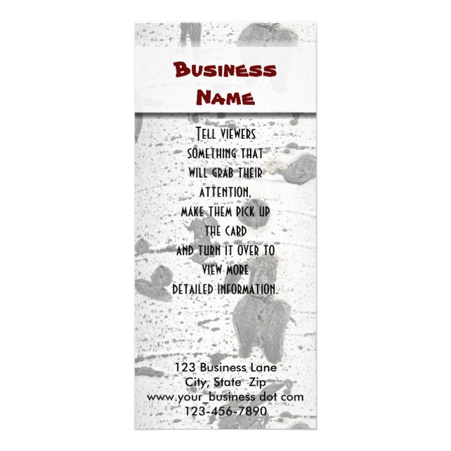 Quaking Aspen Bark Werbekarte (Vorne)