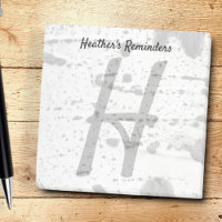 Quaking Aspen Tree Bark und Initial LetterMonogram