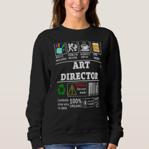 Qualifikationen von Art Director beinhalten Proble Sweatshirt