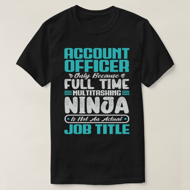 Qualifikationen von Kontoreferenten T-Shirt (Design vorne)