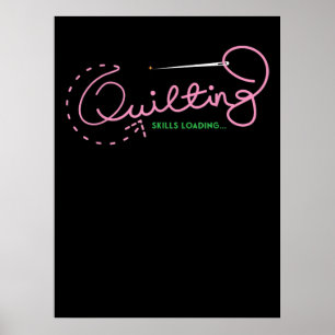 Qualifikationstraining beenden Funny Quilly Love Poster