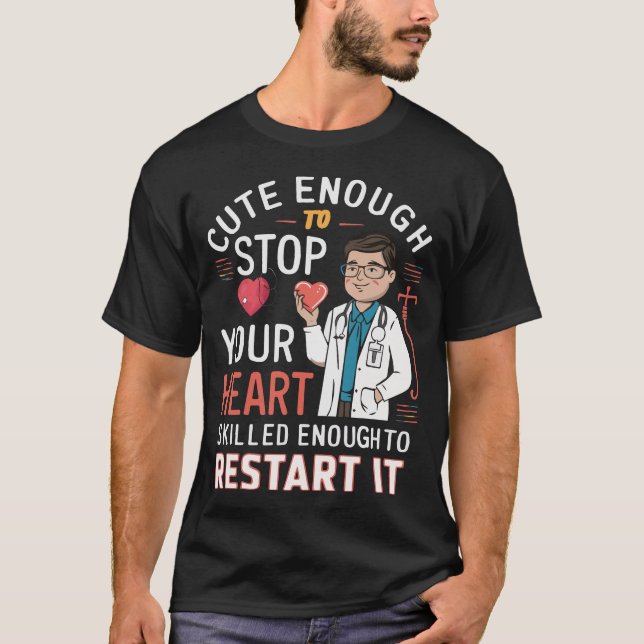 Qualifiziert genug, um es neu zu starten - Doctor  T-Shirt (Vorderseite)
