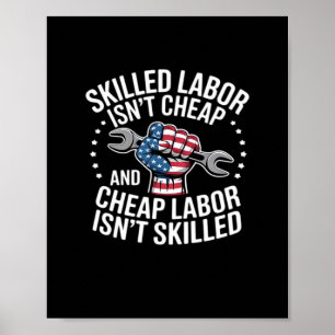 Qualifizierte Arbeit ist nicht billig und billige  Poster