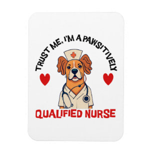 Qualifizierte Pflegekraft Pawsitively Magnet