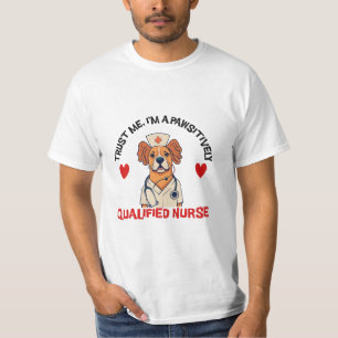 Qualifizierte Pflegekraft Pawsitively T-Shirt