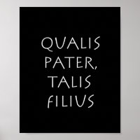 Qualis pater talis filius