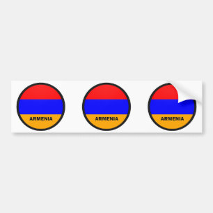 Qualität Armeniens Roundel Flagge Autoaufkleber