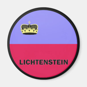 Qualität Lichtensteins Roundel Flagge Magnet
