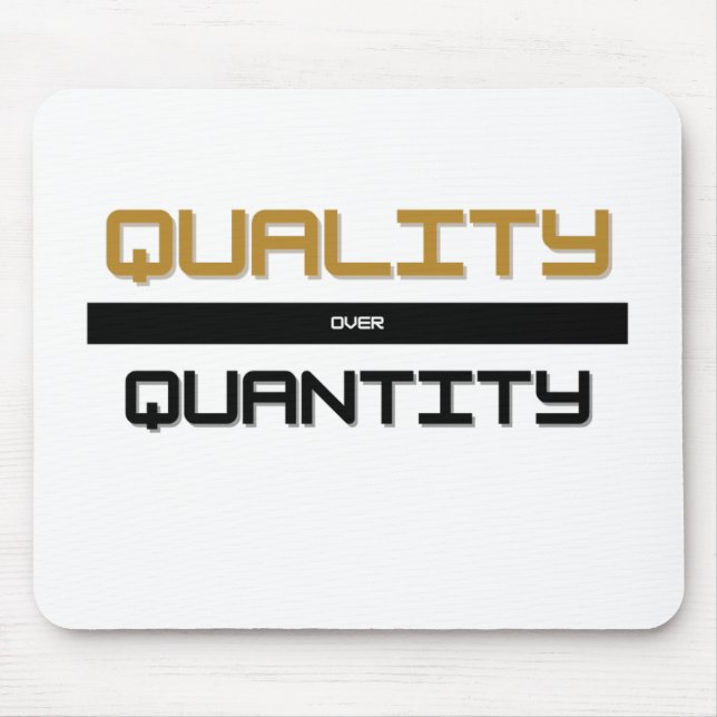 Qualität / Menge - Mousepad (Vorne)