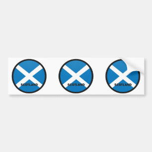 Qualität Schottlands Roundel Flagge Autoaufkleber