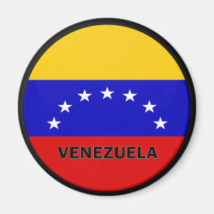 Qualität Venezuelas Roundel Flagge Magnet