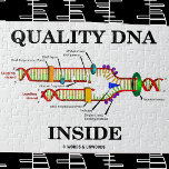 Qualitäts-DNA-Inside (DNA-Replikation)<br><div class="desc">Es ist nicht notwendig, in einem Labrador oder in der Qualitätssicherung zu arbeiten, um einen weinen biotechnologischen Spaß mit einem dieser Geschenke mit DNA-Replikation, mit detaillierten Etiketten aller Schlüsselteile, zusammen mit dem wissenschaftlichen Wahrheitsgedanken Sprichwort "Quality DNA Inside" zu genießen. Der molekularbiologische Spaß der Zunge in der Wange für jeden, der...</div>