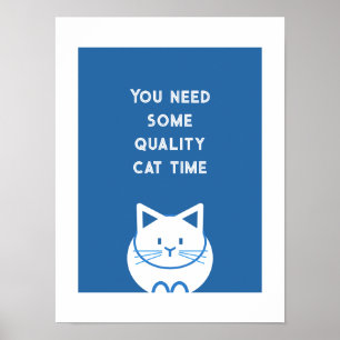 Qualitäts-Katzenzeit Poster