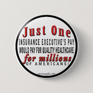 Qualitäts-Krankenversicherung für allen Knopf Button