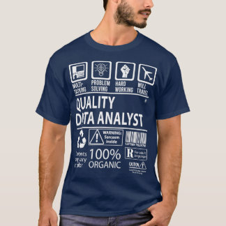 Qualitätsdatenanalyst MultiTasking zertifizierter  T-Shirt