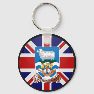 Qualitätsflaggenkreis der Falklandinseln Schlüsselanhänger