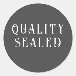 QUALITÄTSGESELLSCHAFT RUNDER AUFKLEBER