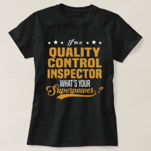 Qualitätskontrolle der Kontrolle T-Shirt