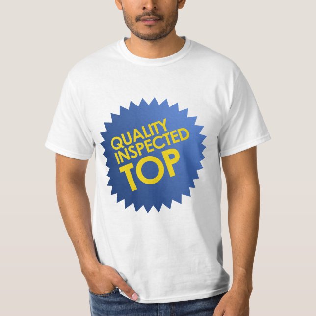 Qualitätsprüfung T-Shirt (Vorderseite)