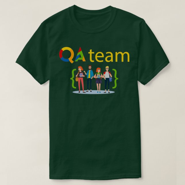 Qualitätssicherung durch QA Team Engineer 1 T-Shirt (Design vorne)