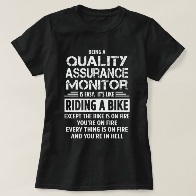 Qualitätssicherungsmonitor T-Shirt (Design vorne)