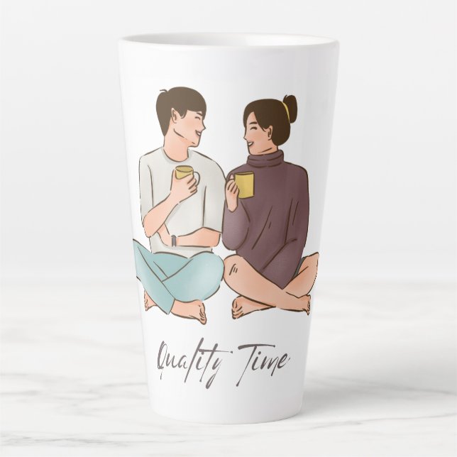 Qualitätszeit Milchtasse (Vorderseite)
