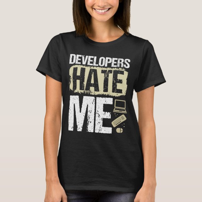 Quality Assurance Code Tester QA Engineering T-Shirt (Vorderseite)