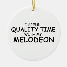 Quality Time Melodeon Keramikornament