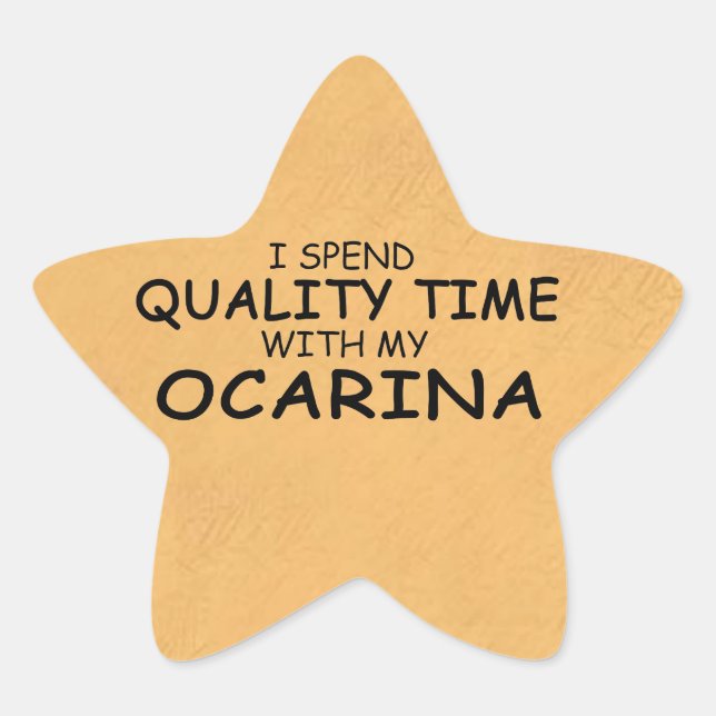 Quality Time Ocarina Star Sticker (Vorderseite)